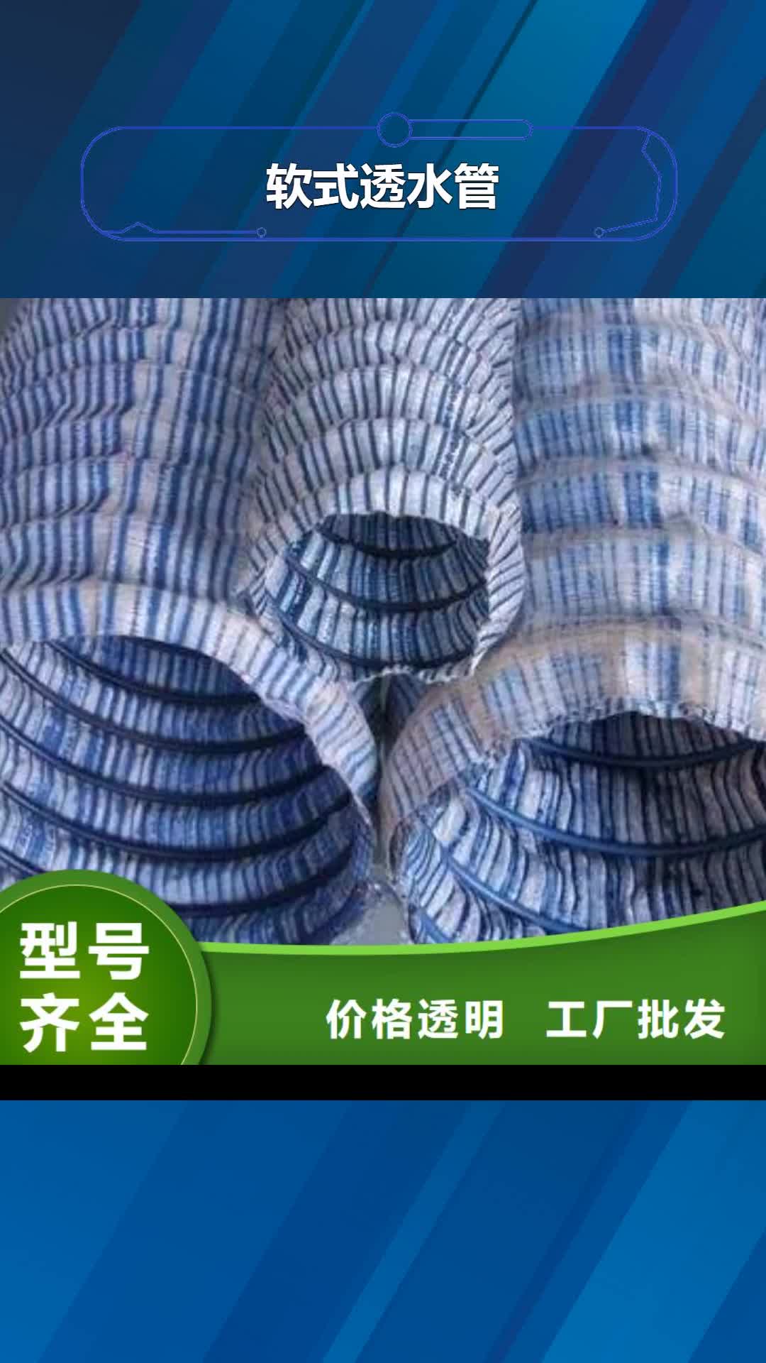 自贡 软式透水管-【HDPE土工膜】厂家工艺先进