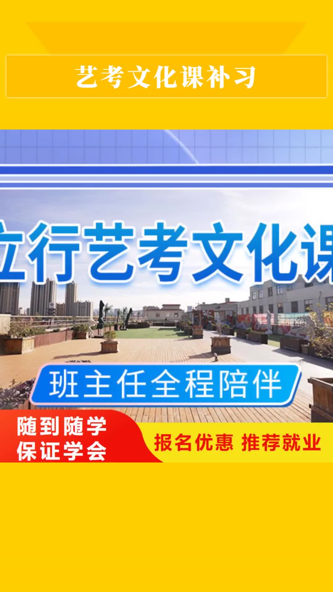 【新疆 艺考文化课补习学真技术】